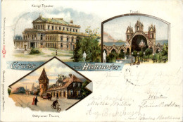 Gruss Aus Hannover - Litho - Hannover