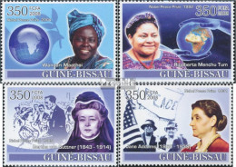 Guinea-Bissau 3692-3695 (kompl. Ausgabe) Postfrisch 2008 Friedensheldinnen - Guinea-Bissau