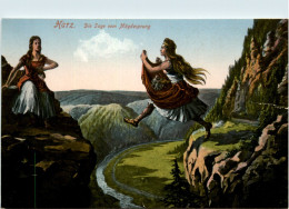 Die Sage Vom Mägdesprung - Fairy Tales, Popular Stories & Legends