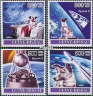 Guinea-Bissau 3683-3686 (kompl. Ausgabe) Postfrisch 2007 Hund Im Weltraum / Sputnik II - Guinea-Bissau