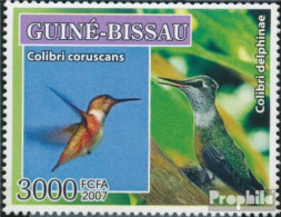 Guinea-Bissau 3611 (kompl. Ausgabe) Postfrisch 2007 Vögel - Kolibris - Pfadfinderlogo - Guinea-Bissau
