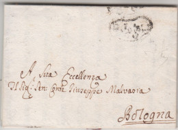 Prefilatelica, Roma Per Bologna Con Raro Timbro A Cuore  Di Bologna. Lettera Con Contenuto Interessante 29/05/1771 - ...-1850 Voorfilatelie