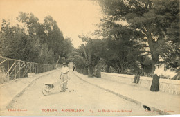 TOULON - MOURILLON - Le Boulevard Du Littoral - Homme à La Brouette - Animé - Toulon