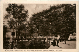 Nördliche Terrasse Mit Musikpavillon Im Stadtgarten, Essen - Essen