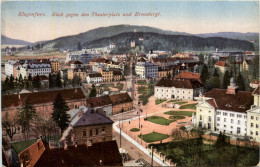 Klagenfurt Blick Gegen Den Theaterplatz Und Kreuzbergl - Klagenfurt