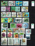 Sweden - 2013/2014 - Collection Lot Used - Different Stamps - Lot De Timbres Oblitérés - Verzamelingen