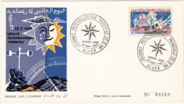 ALGERIE - ALGERIA - BUSTA FDC  -1966 - Argelia (1962-...)