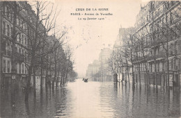 75-PARIS INONDE AVENUE DE VERSAILLES-N°T1120-G/0373 - De Overstroming Van 1910