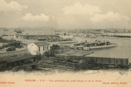 TOULON - Vue Générale Du Petit Rang Et De La Rade - Toulon