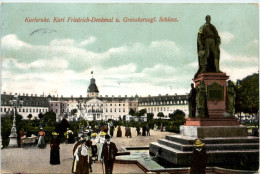 Karlsruhe - Karl Friedrich Denkmal - Karlsruhe