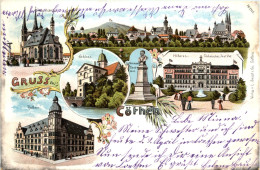 Gruss Aus Cöthen - Litho - Koethen (Anhalt)