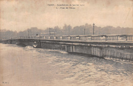 75-PARIS INONDE PONT DE L ALMA-N°T1121-C/0215 - De Overstroming Van 1910