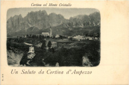 Cortina Col Monte Cristallo - Autres & Non Classés