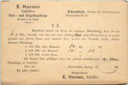 Eckernförde, E.Hansen Käse-und Ziegelhandlung - Eckernförde