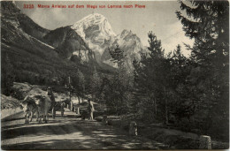 Monte Antelao Auf Dem Wege Von Cortina Nach Pieve - Autres & Non Classés