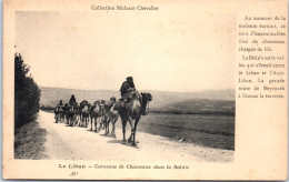 LIBAN - Caravane De Chameaux Dans La Bekaa - Liban