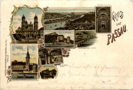 Gruss Aus Passau - Litho - Passau