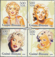 Guinea-Bissau 3426-3429 (kompl. Ausgabe) Postfrisch 2006 80. Geburtstag Marilyn Monroe - Guinea-Bissau