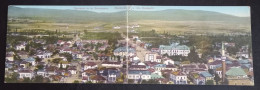 #14   Kustendil Panorama Double Fold Card Minaret P. Used Bulgaria 1914 - Bulgarije