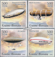 Guinea-Bissau 3334-3337 (kompl. Ausgabe) Postfrisch 2006 Luftschiffe (Zeppeline) - Guinea-Bissau