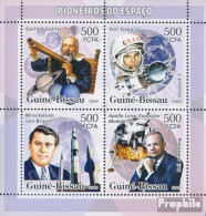 Guinea-Bissau 3326-3329 Kleinbogen (kompl. Ausgabe) Postfrisch 2006 Weltraumpioniere - Guinea-Bissau