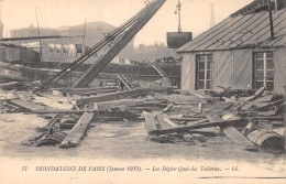 75-PARIS INONDE QUAI DES TUILERIES-N°T1121-G/0107 - De Overstroming Van 1910