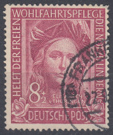 GERMANY 1949, ELISABETH, SEPARATE USED STAMP Of SERIES With GOOD QUALITY - Usados