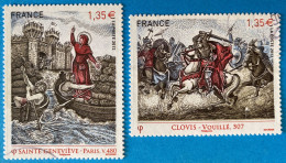 France 2012  : Les Grandes Heures De L'Histoire De France N° 4704 à 4705 Oblitéré - Used Stamps