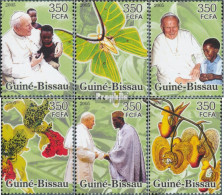 Guinea-Bissau 3202-3207 (kompl. Ausgabe) Postfrisch 2005 Afrikareise Des Papstes - Guinea-Bissau