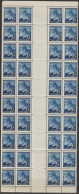 086/ Pof. 20, Vertical Strip With Interarchs, Print Plate 5+6 - Unused Stamps