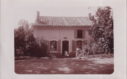 Carte Photo  D'une Maison  à Saint Martory De 1933 - Otros & Sin Clasificación