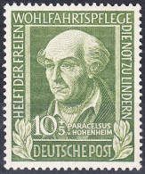 GERMANY 1949, PARACELSUS, SEPARATE MNH STAMP Of SERIES With GOOD QUALITY, *** - Usati