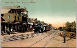 PANAMA - Train Front Street Colon - Panamá