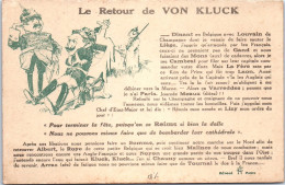 MILITARIA 14/18 - Le Retour De Von Kluck  - War 1914-18