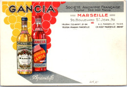 PUBLICITE - Aperitifs Gancia, Marseille  - Werbepostkarten