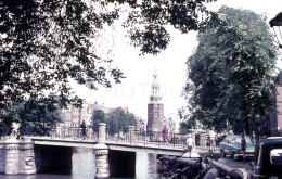 2 SLIDES SET 80s AMSTERDAM NETHERLANDS 35mm DIAPOSITIVE SLIDE Not PHOTO No FOTO NB4081 - Diapositives