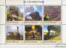 Guinea-Bissau 2644-2649 Kleinbogen (kompl. Ausgabe) Postfrisch 2003 Züge - Guinée-Bissau