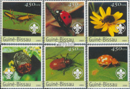 Guinea-Bissau 2630-2635 (kompl. Ausgabe) Postfrisch 2003 Insekten - Guinée-Bissau
