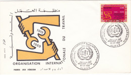 ALGERIE - ALGERIA - BUSTA FDC  -1969 - Algerije (1962-...)