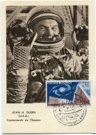 CARTE POSTALE PHILATELIQUE JOHN H. GLEEN ( U.S.A. )  COSMONAUTE DE L'ESPACE - Europa