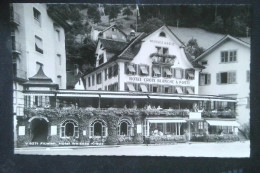 ► Cpsm Bromure - Fluelen Am Vierwaldstettersee Mit Rophaien - ( Hotel Croix Blanche A Suisse - Schweizerhof ) - Flüelen