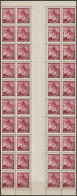 094/ Pof. 24, Vertical Strip With Interarchs, Print Plate 3+4 - Ungebraucht