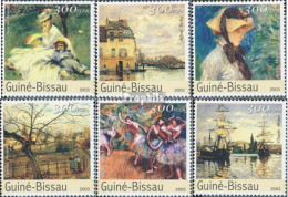 Guinea-Bissau 2303-2308 (kompl. Ausgabe) Postfrisch 2003 Impressionisten - Guinée-Bissau