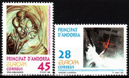 ANDORRA (Spanish) 1993 EUROPA: Modern Paintings, MNH - 1993