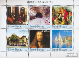 Guinea-Bissau 2267-2272 Kleinbogen (kompl. Ausgabe) Postfrisch 2003 Museum München - Guinée-Bissau