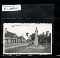 Postkaart: Sint Gilles Waas - H.Hart Monument. Achterzijde Beschadiging Door Verwijdering Uit Album. - Sint-Gillis-Waas