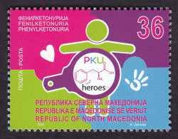 North Macedonia 2024 Children With Rare Diseases Phenylketonuria Medicine Health  MNH - Macedonia Del Nord