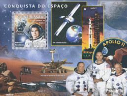 Guinea-Bissau Block 680 (kompl. Ausgabe) Postfrisch 2008 Weltraummissionen - Guinea-Bissau