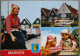 HOLLAND NETHERLANDS MARKEN NOORD TOWN VIEW KARTE ANSICHTSKARTE POSTCARD CARTOLINA CARTE POSTALE POSTKARTE CARD - Marken
