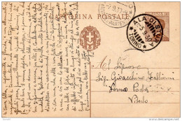 1930 CARTOLINA CON ANNULLO ALA DI STURA TORINO - Stamped Stationery